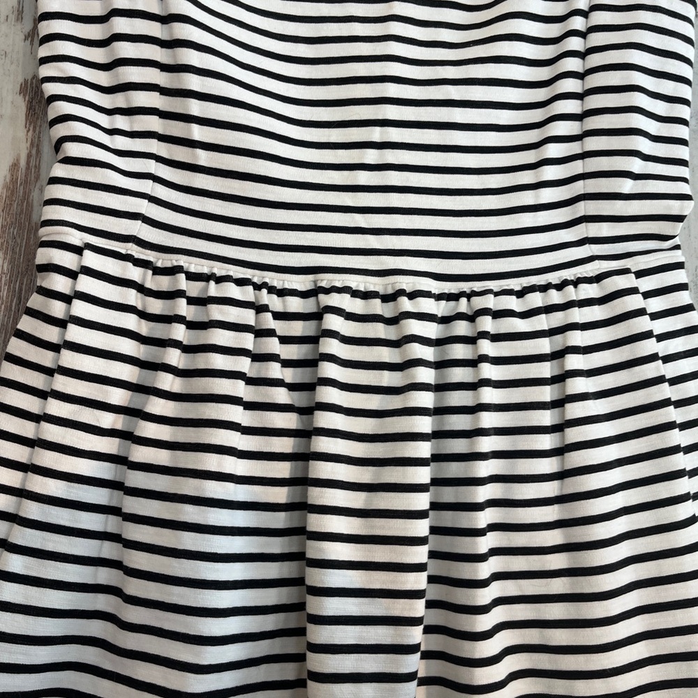 J.Crew Daybreak Striped Pleated Ponte Mini Dress - Size Small - Picture 10 of 16